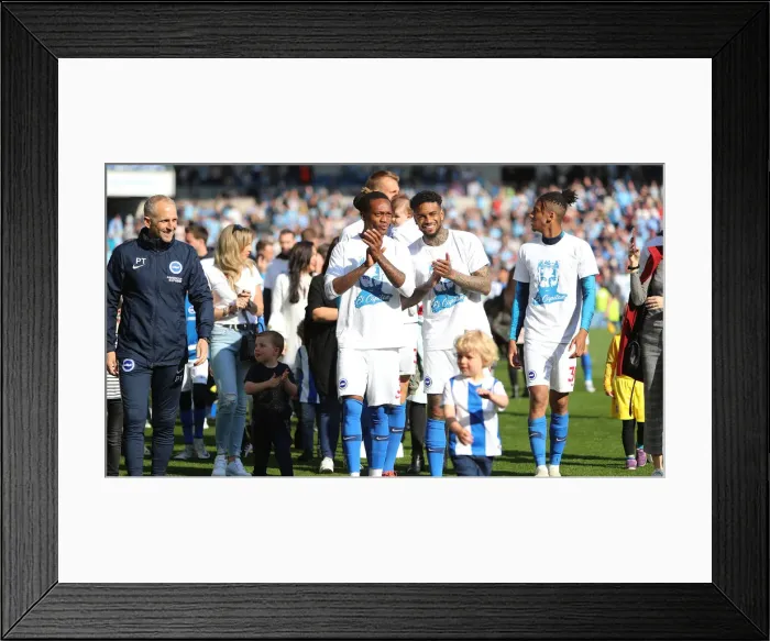 Framed Print : Brighton and Hove Albion vs Manchester City: Premier League Showdown at American Express Community Stadium (May 12, 2019) Framed Print : Brighton and Hove Albion vs Manchester City: Premier League Showdown at American Express Community Stadium (May 12, 2019)