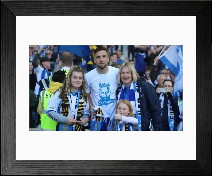 Framed Print : Intense Premier League Showdown: Brighton & Hove Albion vs Manchester City (May 12, 2019)