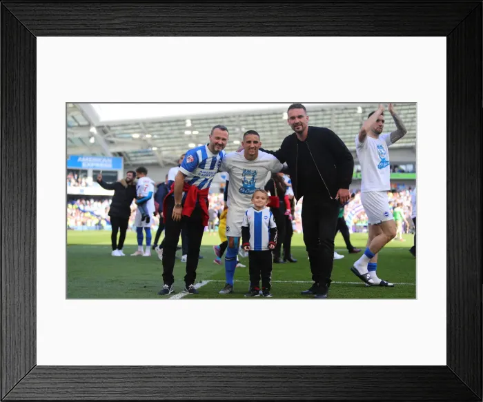 Framed Print : Intense Premier League Showdown: Brighton & Hove Albion vs Manchester City (May 12, 2019)