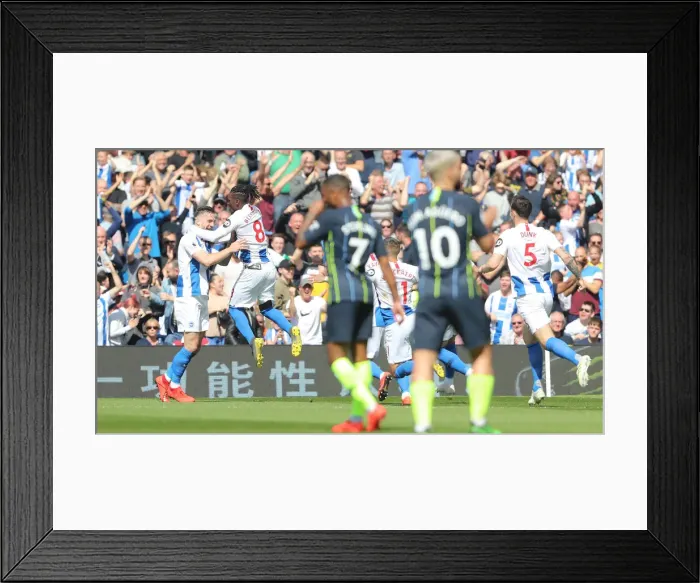 Framed Print : Brighton and Hove Albion vs Manchester City: Premier League Showdown at American Express Community Stadium (May 12, 2019) Framed Print : Brighton and Hove Albion vs Manchester City: Premier League Showdown at American Express Community Stadium (May 12, 2019)