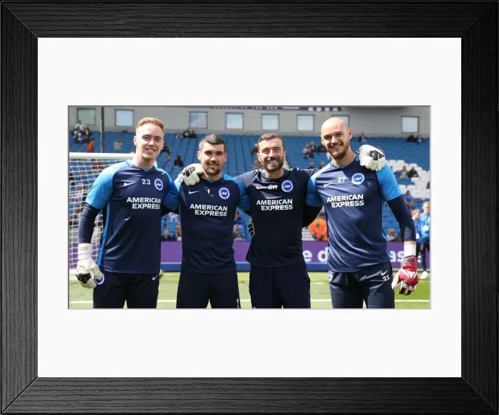 Framed Print : Brighton and Hove Albion vs Manchester City: Premier League Showdown at American Express Community Stadium (May 12, 2019)