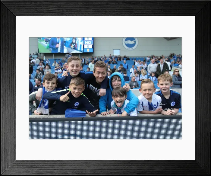 Framed Print : Brighton and Hove Albion vs Manchester City: Premier League Showdown at American Express Community Stadium (May 12, 2019) Framed Print : Brighton and Hove Albion vs Manchester City: Premier League Showdown at American Express Community Stadium (May 12, 2019)