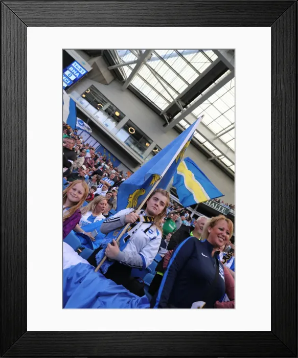 Framed Print : Brighton and Hove Albion vs Manchester City: Premier League Showdown at American Express Community Stadium (May 12, 2019) Framed Print : Brighton and Hove Albion vs Manchester City: Premier League Showdown at American Express Community Stadium (May 12, 2019)