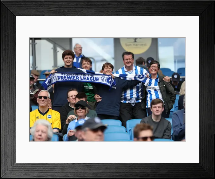 Framed Print : Intense Premier League Showdown: Brighton & Hove Albion vs Manchester City (May 12, 2019) Framed Print : Intense Premier League Showdown: Brighton & Hove Albion vs Manchester City (May 12, 2019)