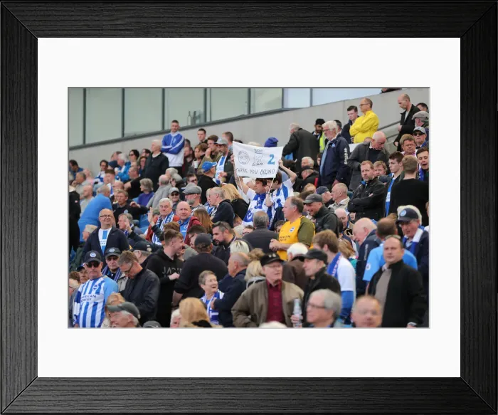 Framed Print : Brighton and Hove Albion vs Manchester City: Premier League Showdown at American Express Community Stadium (12 May 2019) Framed Print : Brighton and Hove Albion vs Manchester City: Premier League Showdown at American Express Community Stadium (12 May 2019)