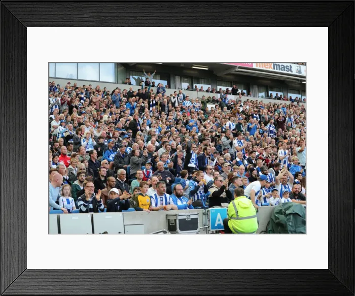 Framed Print : Brighton and Hove Albion vs Manchester City: Premier League Showdown at American Express Community Stadium (May 12, 2019) Framed Print : Brighton and Hove Albion vs Manchester City: Premier League Showdown at American Express Community Stadium (May 12, 2019)