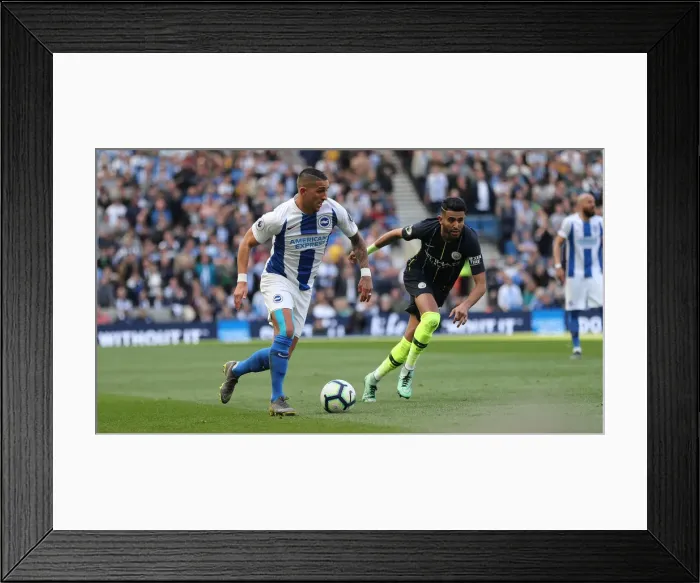 Framed Print : Brighton and Hove Albion vs Manchester City: Premier League Showdown at American Express Community Stadium (May 12, 2019) Framed Print : Brighton and Hove Albion vs Manchester City: Premier League Showdown at American Express Community Stadium (May 12, 2019)