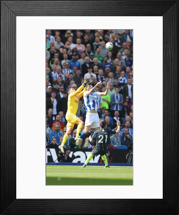 Framed Print : Brighton and Hove Albion vs Manchester City: Premier League Showdown at American Express Community Stadium (May 12, 2019) Framed Print : Brighton and Hove Albion vs Manchester City: Premier League Showdown at American Express Community Stadium (May 12, 2019)