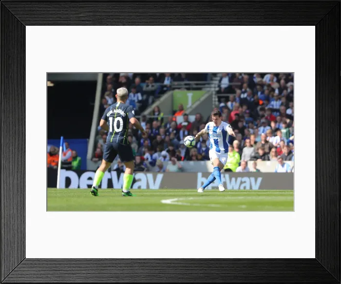 Framed Print : Intense Premier League Showdown: Brighton & Hove Albion vs Manchester City (May 12, 2019) Framed Print : Intense Premier League Showdown: Brighton & Hove Albion vs Manchester City (May 12, 2019)