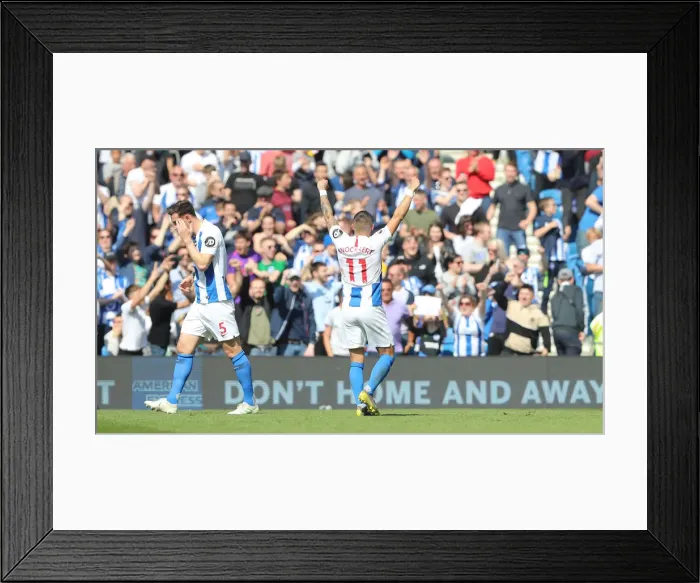 Framed Print : Brighton and Hove Albion vs Manchester City: Premier League Showdown at American Express Community Stadium (May 12, 2019) Framed Print : Brighton and Hove Albion vs Manchester City: Premier League Showdown at American Express Community Stadium (May 12, 2019)