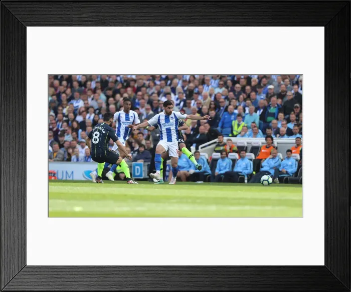 Framed Print : Intense Premier League Showdown: Brighton & Hove Albion vs Manchester City (May 12, 2019) Framed Print : Intense Premier League Showdown: Brighton & Hove Albion vs Manchester City (May 12, 2019)
