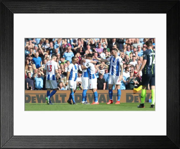 Framed Print : Brighton and Hove Albion vs Manchester City: Premier League Showdown at American Express Community Stadium (May 12, 2019) Framed Print : Brighton and Hove Albion vs Manchester City: Premier League Showdown at American Express Community Stadium (May 12, 2019)