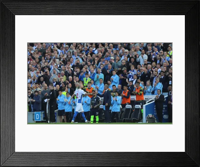 Framed Print : Intense Premier League Showdown: Brighton and Hove Albion vs Manchester City (May 12, 2019) Framed Print : Intense Premier League Showdown: Brighton and Hove Albion vs Manchester City (May 12, 2019)