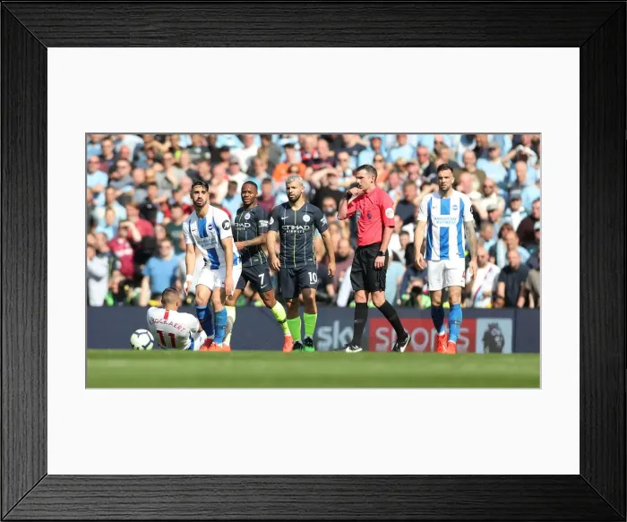 Framed Print : Brighton and Hove Albion vs Manchester City: Premier League Showdown at American Express Community Stadium (May 12, 2019) Framed Print : Brighton and Hove Albion vs Manchester City: Premier League Showdown at American Express Community Stadium (May 12, 2019)