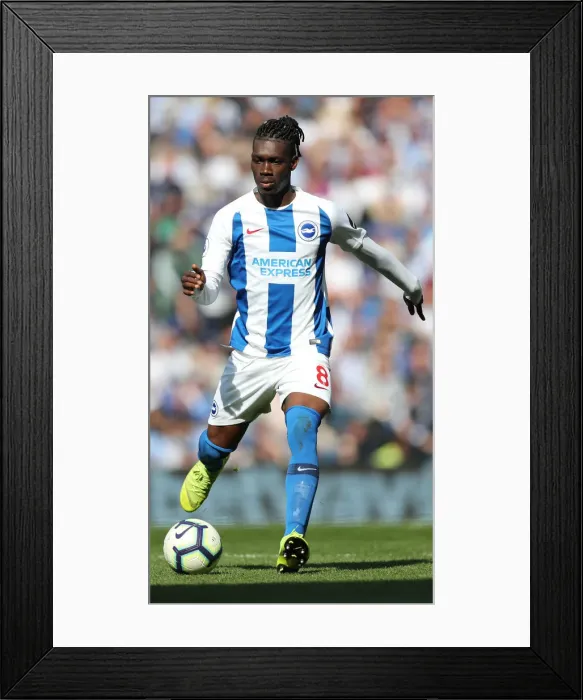 Framed Print : Brighton and Hove Albion vs Manchester City: Premier League Showdown at American Express Community Stadium (May 12, 2019)