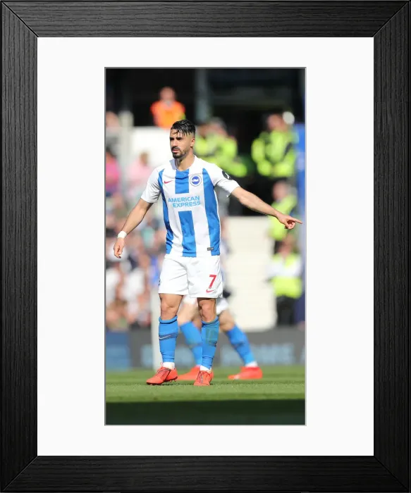 Framed Print : Brighton and Hove Albion vs Manchester City: Premier League Showdown at American Express Community Stadium (May 12, 2019)