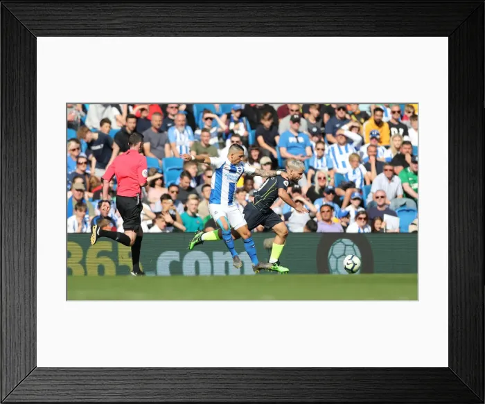 Framed Print : Brighton and Hove Albion vs Manchester City: Premier League Showdown at American Express Community Stadium (May 12, 2019) Framed Print : Brighton and Hove Albion vs Manchester City: Premier League Showdown at American Express Community Stadium (May 12, 2019)