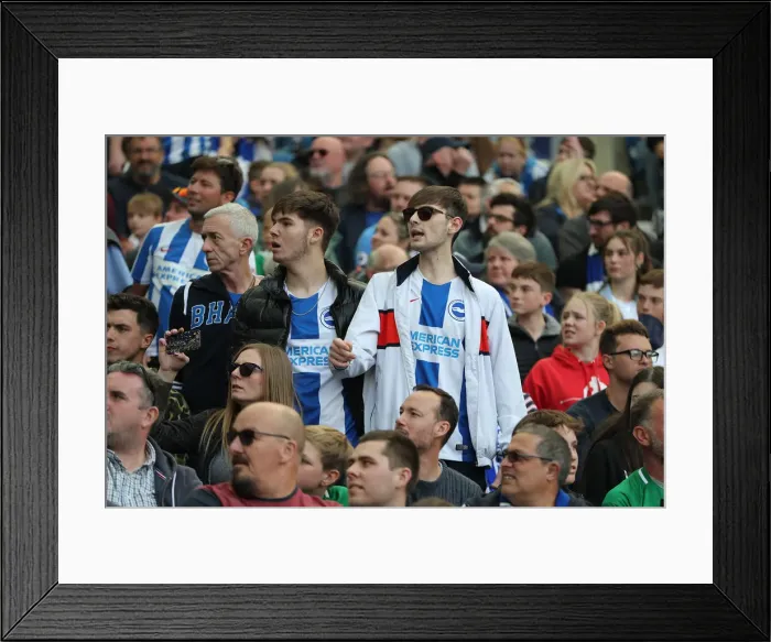 Framed Print : Intense Premier League Showdown: Brighton & Hove Albion vs Manchester City (12 May 2019) Framed Print : Intense Premier League Showdown: Brighton & Hove Albion vs Manchester City (12 May 2019)