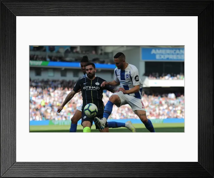 Framed Print : Intense Premier League Showdown: Brighton & Hove Albion vs Manchester City (May 12, 2019) Framed Print : Intense Premier League Showdown: Brighton & Hove Albion vs Manchester City (May 12, 2019)