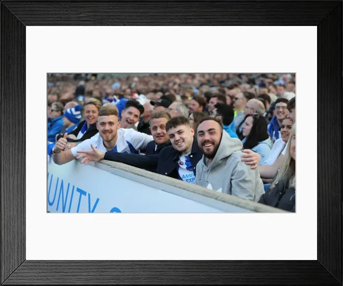 Framed Print : Intense Premier League Showdown: Brighton & Hove Albion vs Manchester City (May 12, 2019) Framed Print : Intense Premier League Showdown: Brighton & Hove Albion vs Manchester City (May 12, 2019)