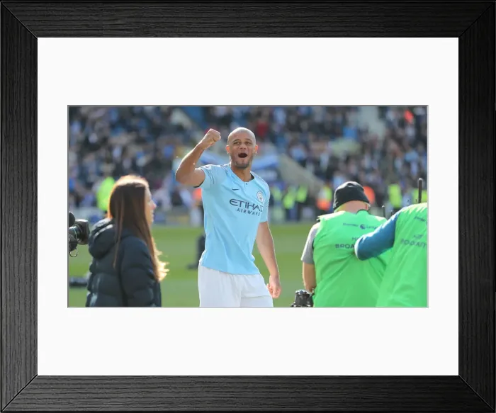 Framed Print : Brighton and Hove Albion vs Manchester City: Premier League Showdown at American Express Community Stadium (May 12, 2019)
