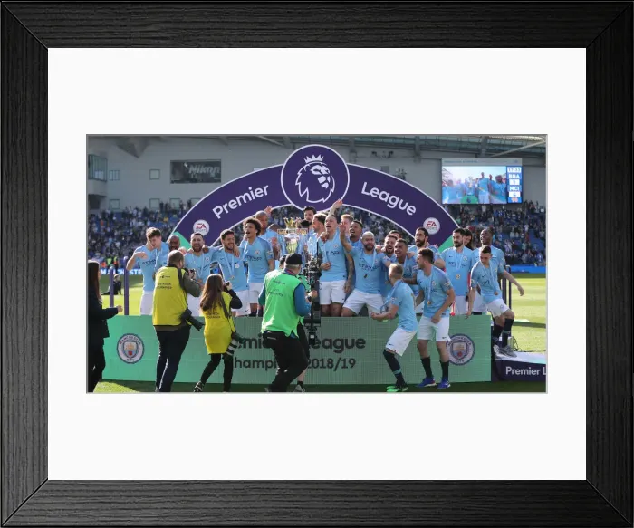Framed Print : Brighton and Hove Albion vs Manchester City: Premier League Showdown at American Express Community Stadium (May 12, 2019) Framed Print : Brighton and Hove Albion vs Manchester City: Premier League Showdown at American Express Community Stadium (May 12, 2019)