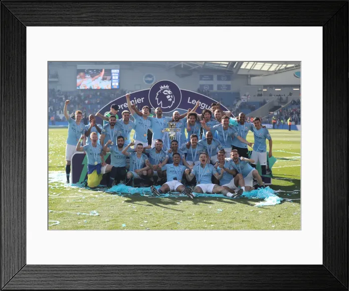 Framed Print : Intense Premier League Showdown: Brighton & Hove Albion vs Manchester City (May 12, 2019) Framed Print : Intense Premier League Showdown: Brighton & Hove Albion vs Manchester City (May 12, 2019)