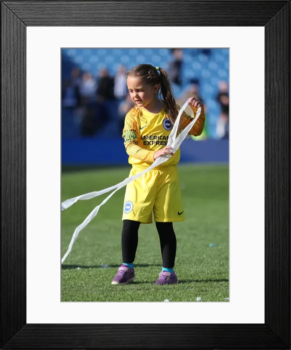 Framed Print : Brighton and Hove Albion vs Manchester City: Premier League Showdown at American Express Community Stadium (May 12, 2019)