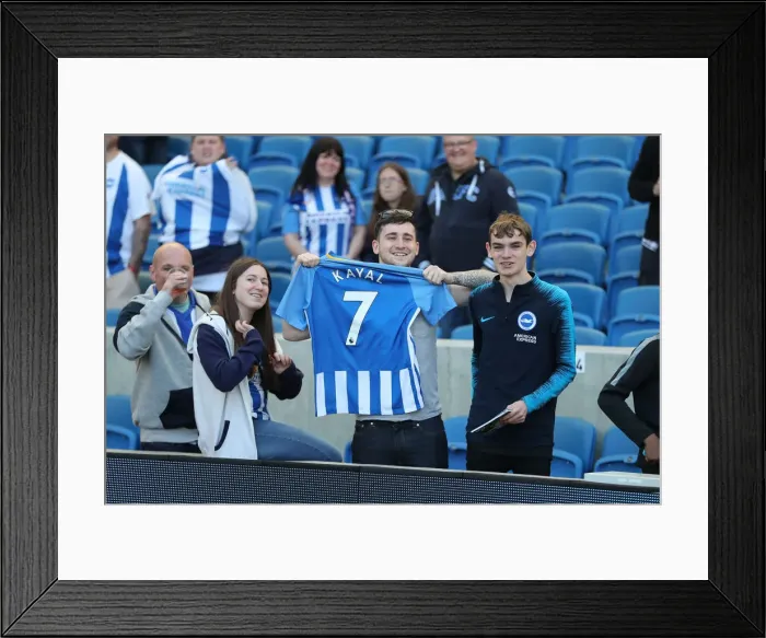Framed Print : Intense Premier League Showdown: Brighton & Hove Albion vs Manchester City (May 12, 2019) Framed Print : Intense Premier League Showdown: Brighton & Hove Albion vs Manchester City (May 12, 2019)