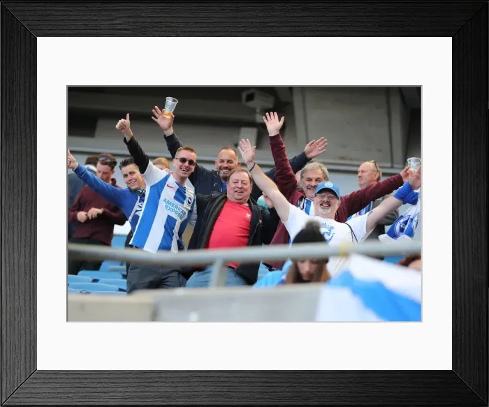 Framed Print : Brighton and Hove Albion vs Manchester City: Premier League Showdown at American Express Community Stadium (May 12, 2019) Framed Print : Brighton and Hove Albion vs Manchester City: Premier League Showdown at American Express Community Stadium (May 12, 2019)