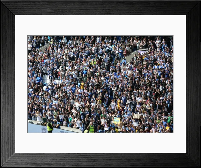 Framed Print : Intense Premier League Showdown: Brighton & Hove Albion vs Manchester City (May 12, 2019) Framed Print : Intense Premier League Showdown: Brighton & Hove Albion vs Manchester City (May 12, 2019)
