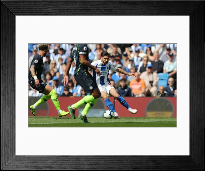 Framed Print : Brighton and Hove Albion vs Manchester City: Premier League Showdown at American Express Community Stadium (May 12, 2019) Framed Print : Brighton and Hove Albion vs Manchester City: Premier League Showdown at American Express Community Stadium (May 12, 2019)