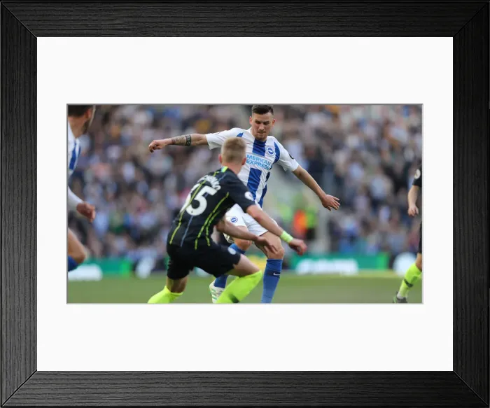 Framed Print : Brighton and Hove Albion vs Manchester City: Premier League Showdown at American Express Community Stadium (May 12, 2019)