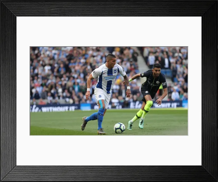 Framed Print : Intense Premier League Showdown: Brighton and Hove Albion vs Manchester City (May 12, 2019) Framed Print : Intense Premier League Showdown: Brighton and Hove Albion vs Manchester City (May 12, 2019)