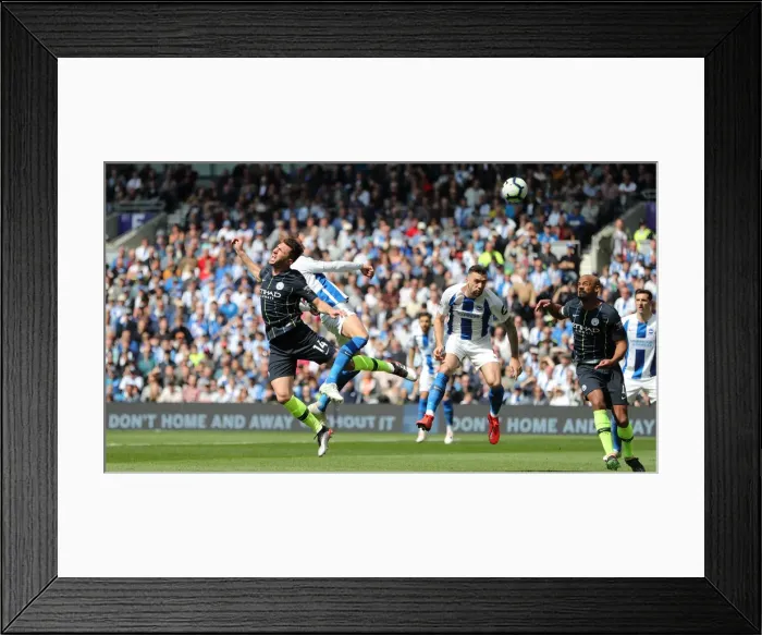 Framed Print : Intense Premier League Showdown: Brighton & Hove Albion vs Manchester City (May 12, 2019) Framed Print : Intense Premier League Showdown: Brighton & Hove Albion vs Manchester City (May 12, 2019)