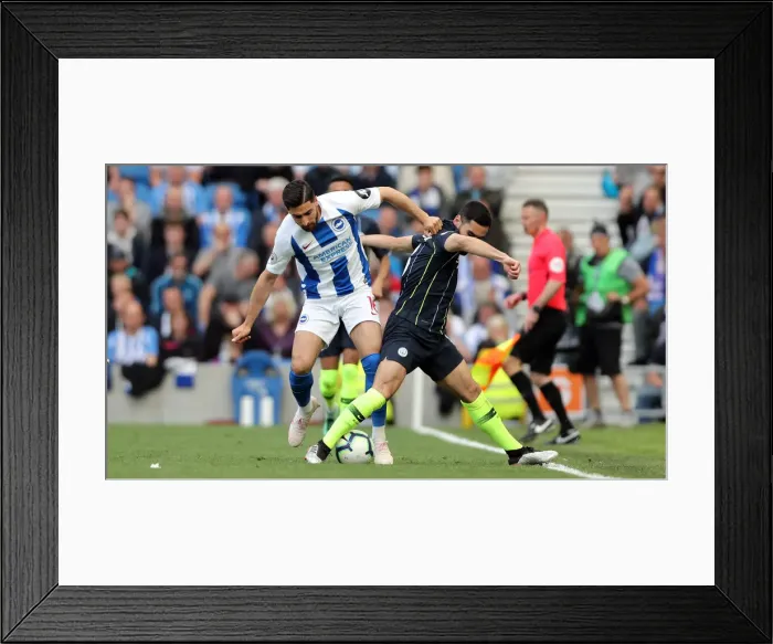 Framed Print : Brighton and Hove Albion vs Manchester City: Premier League Showdown at American Express Community Stadium (May 12, 2019) Framed Print : Brighton and Hove Albion vs Manchester City: Premier League Showdown at American Express Community Stadium (May 12, 2019)