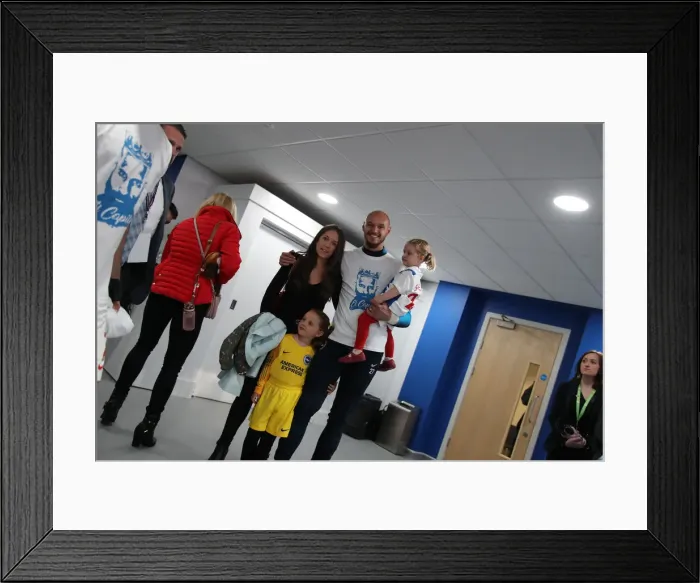 Framed Print : Brighton & Hove Albion: Premier League Squad's Lap of Appreciation vs Manchester City (12 May 2019)