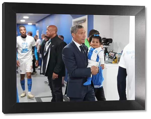 Brighton and Hove Albion's Premier League Squad Celebrates with Fans during Lap of Appreciation (12 May 2019)