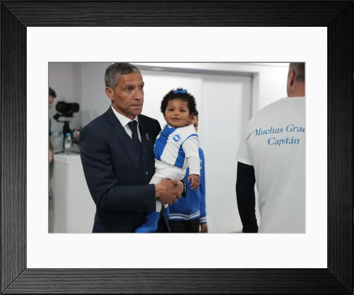 Framed Print : Brighton and Hove Albion: Premier League Survival Celebrated with Emotional Lap of Appreciation (vs. Manchester City, 12 May 2019) Framed Print : Brighton and Hove Albion: Premier League Survival Celebrated with Emotional Lap of Appreciation (vs. Manchester City, 12 May 2019)