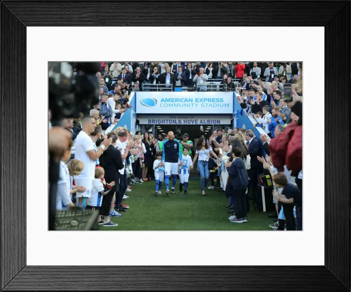 Framed Print : Brighton and Hove Albion: Premier League Survival Celebration - Players Lap of Appreciation (May 2019) Framed Print : Brighton and Hove Albion: Premier League Survival Celebration - Players Lap of Appreciation (May 2019)