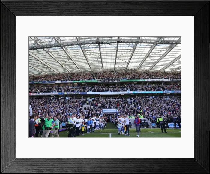 Framed Print : Brighton & Hove Albion: Premier League Survival Celebration - Players Lap of Appreciation (May 2019) Framed Print : Brighton & Hove Albion: Premier League Survival Celebration - Players Lap of Appreciation (May 2019)