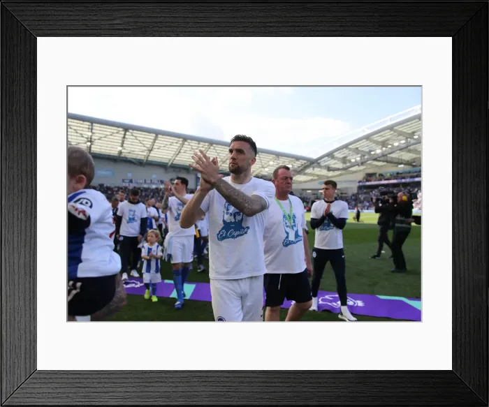 Framed Print : Brighton & Hove Albion: Premier League Survival Celebration - Players Lap of Appreciation (May 12, 2019) Framed Print : Brighton & Hove Albion: Premier League Survival Celebration - Players Lap of Appreciation (May 12, 2019)