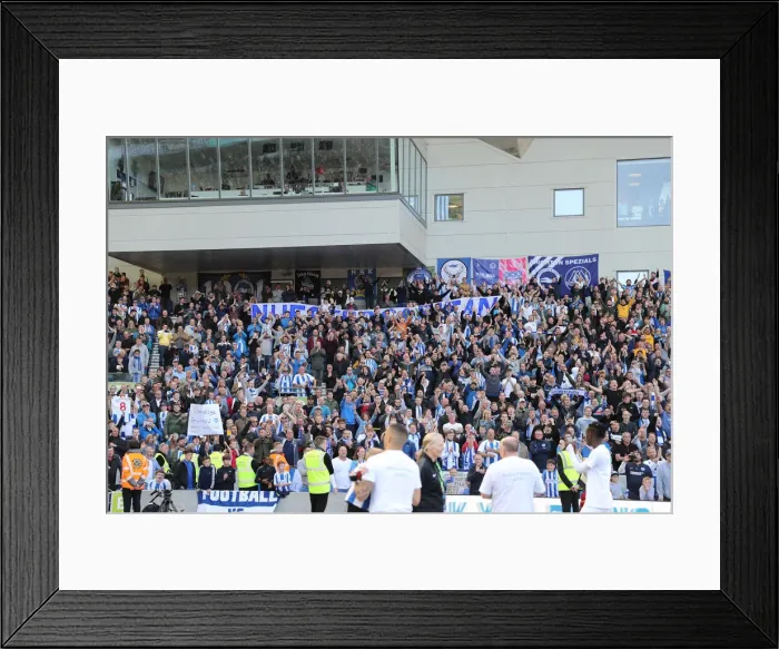 Framed Print : Brighton & Hove Albion: Premier League Survival Celebration - Players Lap of Appreciation (May 12, 2019)