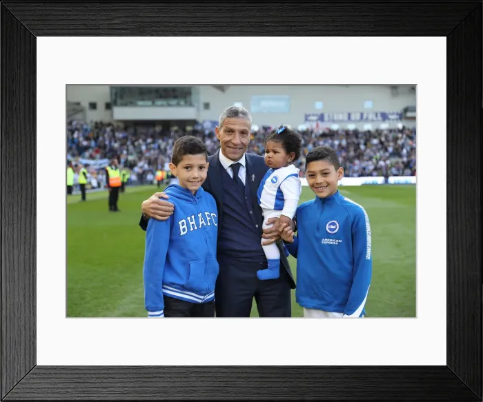 Framed Print : Brighton and Hove Albion: Premier League Survival Celebration - Players Lap of Appreciation (May 2019) Framed Print : Brighton and Hove Albion: Premier League Survival Celebration - Players Lap of Appreciation (May 2019)