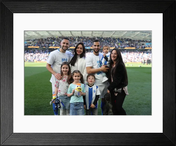 Framed Print : Brighton and Hove Albion: Premier League Survival Celebration - Players Lap of Appreciation (May 2019)