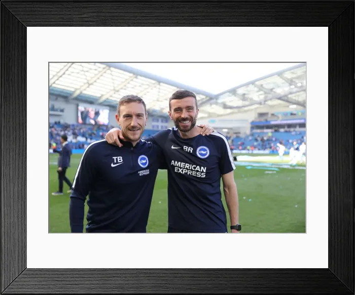 Framed Print : Brighton and Hove Albion: Premier League Survival Celebration - Players Lap of Appreciation (May 2019) Framed Print : Brighton and Hove Albion: Premier League Survival Celebration - Players Lap of Appreciation (May 2019)