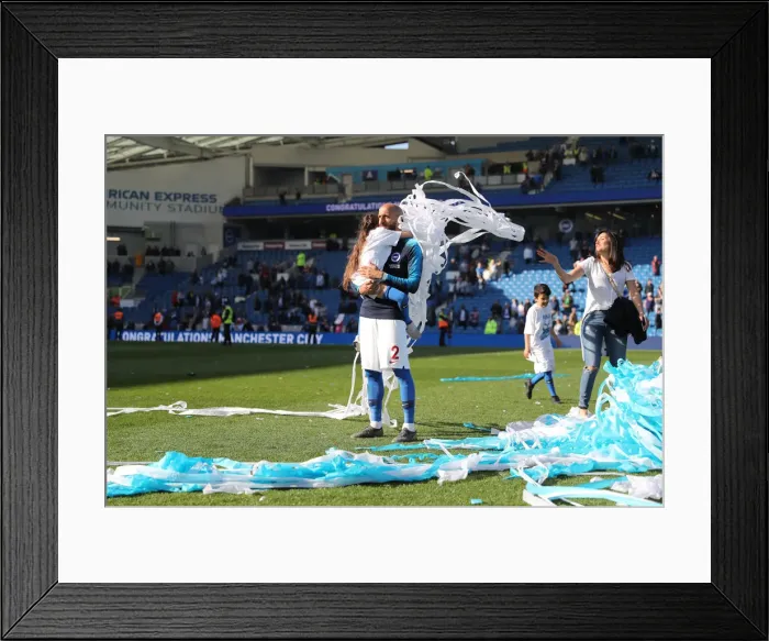 Framed Print : Brighton & Hove Albion: Premier League Survival Celebration - Players Lap of Appreciation (vs Manchester City, 12May19) Framed Print : Brighton & Hove Albion: Premier League Survival Celebration - Players Lap of Appreciation (vs Manchester City, 12May19)