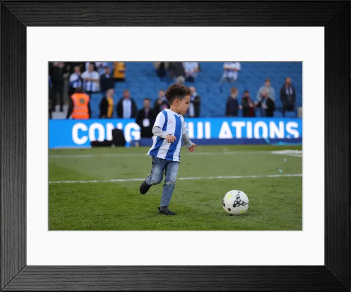 Framed Print : Brighton & Hove Albion: Premier League Survival Celebrated with Emotional Lap of Appreciation (vs Manchester City, 2018-19) Framed Print : Brighton & Hove Albion: Premier League Survival Celebrated with Emotional Lap of Appreciation (vs Manchester City, 2018-19)