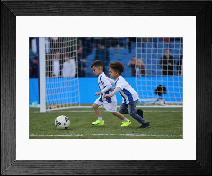Framed Print : Brighton & Hove Albion: Premier League Survival Celebration - Players Lap of Appreciation (May 2019)