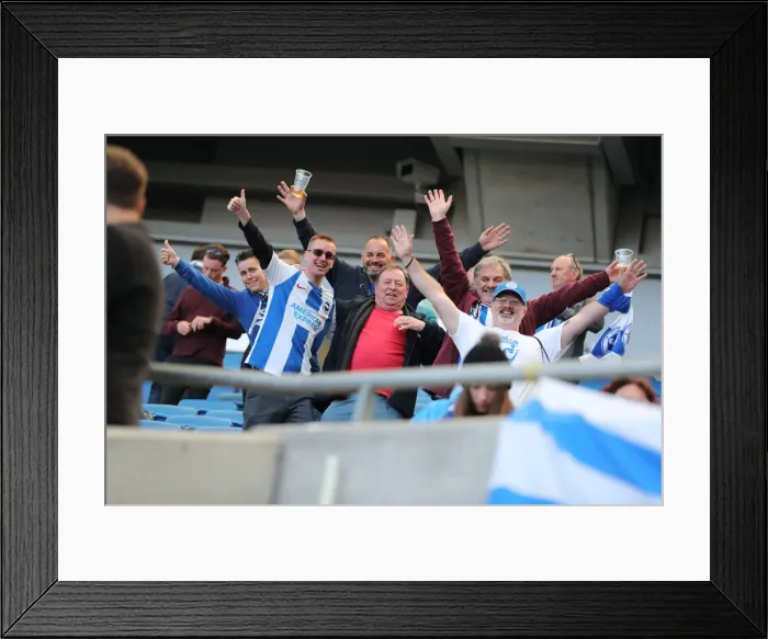 Framed Print : Brighton & Hove Albion: Premier League Survival Celebration - Players Lap of Appreciation (12 May 2019) Framed Print : Brighton & Hove Albion: Premier League Survival Celebration - Players Lap of Appreciation (12 May 2019)